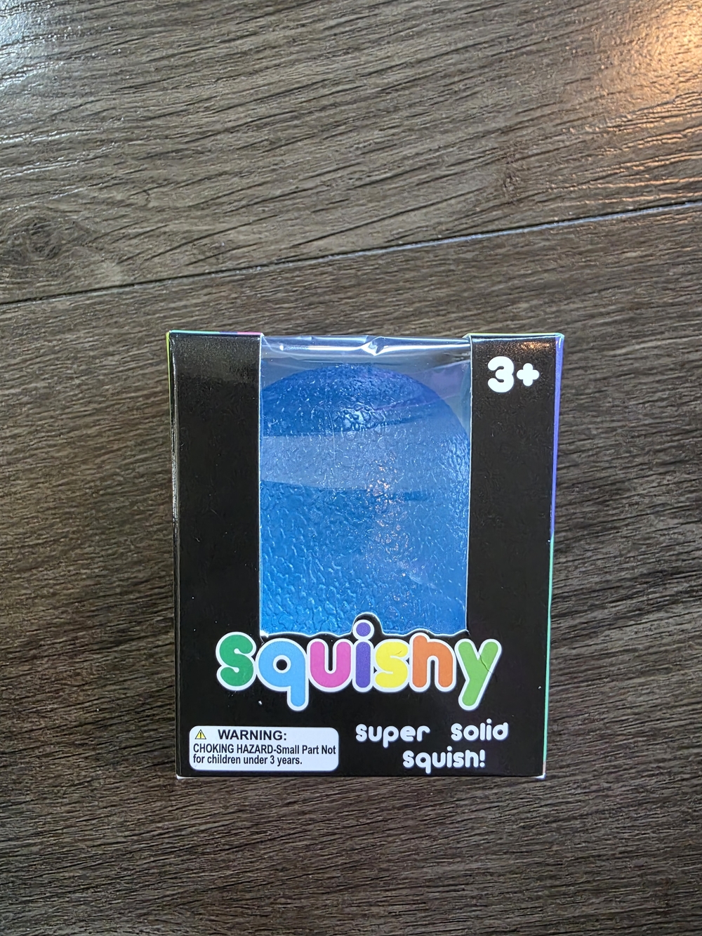 Squishy Super Solid Squish! Blue Soft Texture Gumdrop Fidget/Sensory Toy.